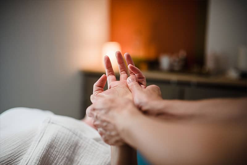 Massage des mains