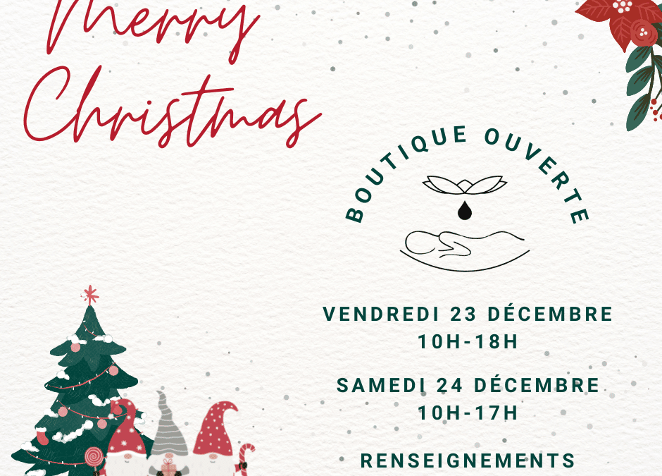 Ouverture Noël