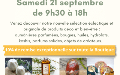 Inauguration – Samedi 21 septembre – 9h30-18h